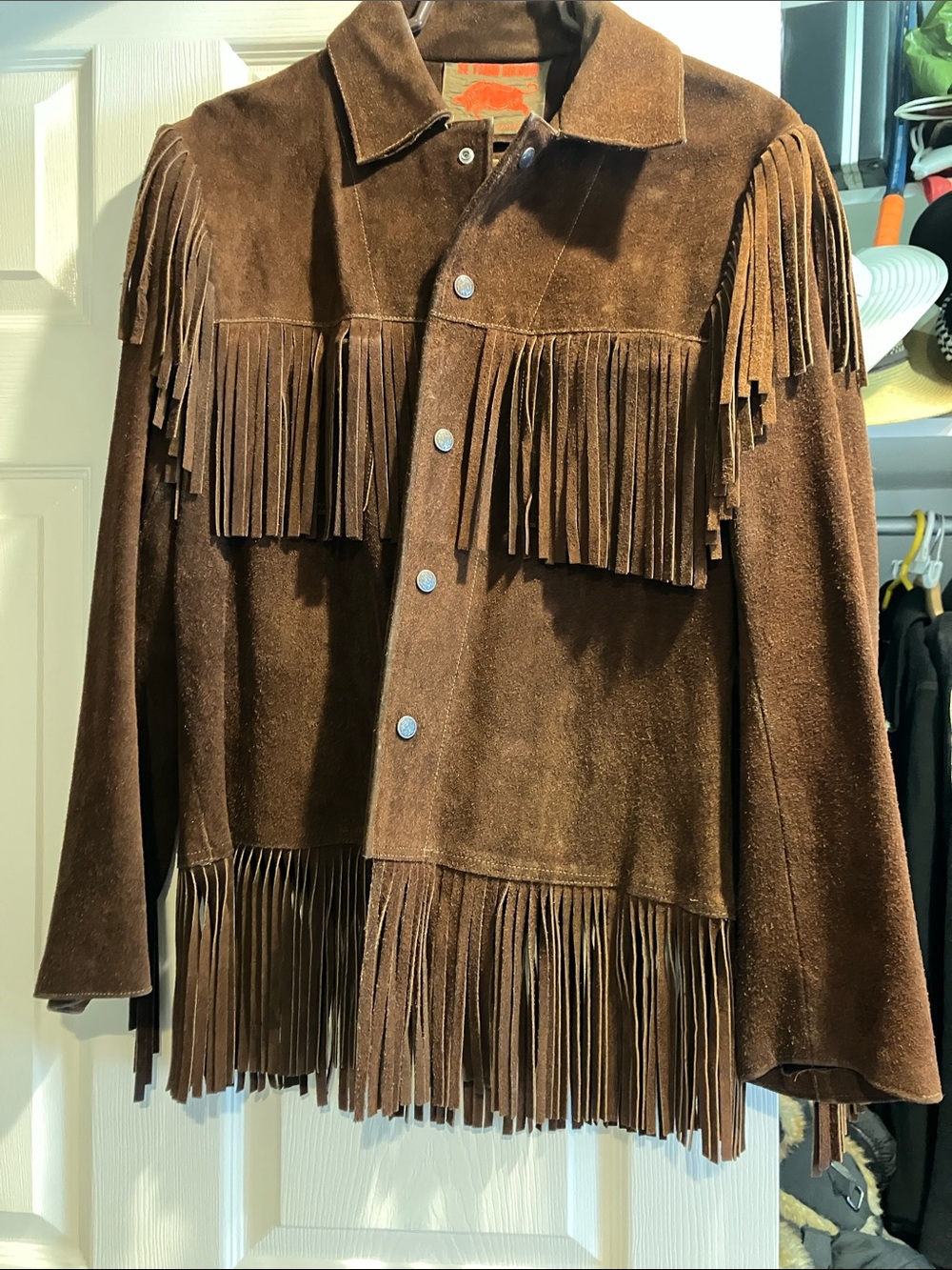 VINTAGE PRICELESS Fringe Suede Jacket - EL TORO BRAVO